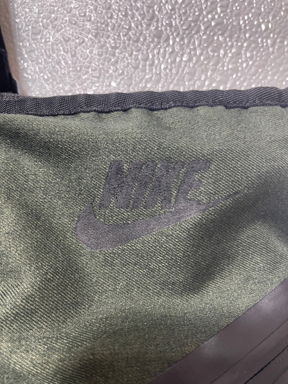 2/$40 Nike Olive Green Messenger Tote with Black Straps - Picture 2 of 10
